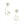 Load image into Gallery viewer, Silver anchor-shaped earrings with clear gemstones on a white background
