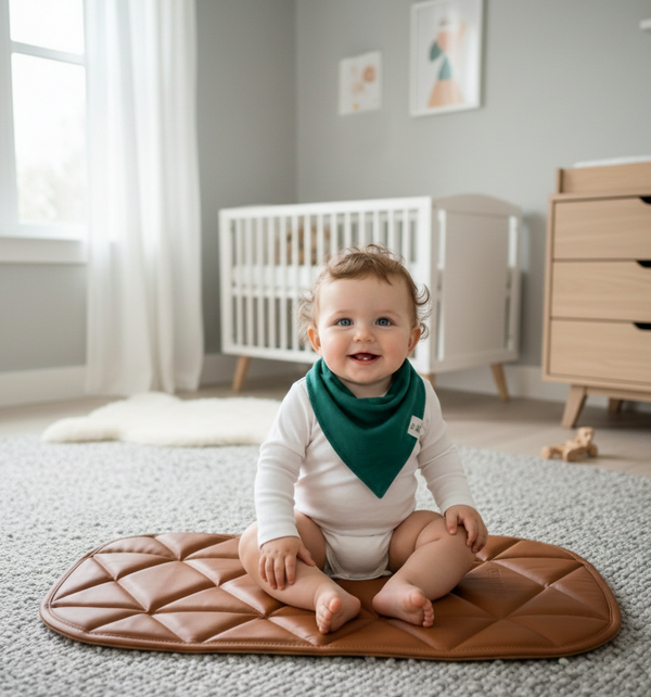 Neo Organic Cotton Bandana Bibs — Solid Colors