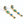Load image into Gallery viewer, Blue &amp; Green Chandelier Earrings
