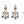 Load image into Gallery viewer, Statement Chandelier Earrings
