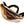 Load image into Gallery viewer, Gold metallic fanny pack with a black zipper on a white background
