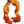 Load image into Gallery viewer, Orange and yellow scarf on a white surface
