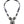 Load image into Gallery viewer, Elegant Vintage Black Gem Necklace
