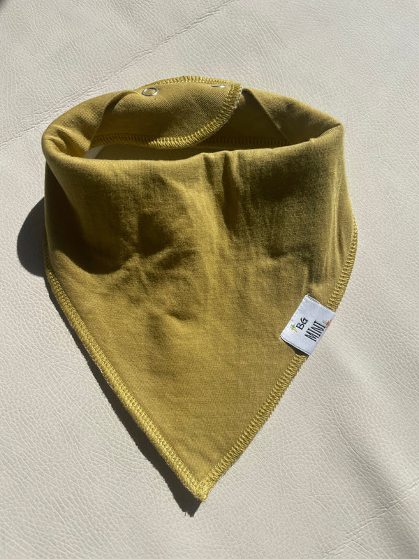 Khaki Pet Bandana Bib — Neutral Tone Pet Accessory