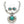 Load image into Gallery viewer, A silver-toned jewelry set featuring a necklace and matching earrings with oval turquoise stones, displayed on a white background.
