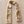 Load image into Gallery viewer, Full beige faux fur scarf laid flat on wood
