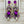 Load image into Gallery viewer, Royal Purple &amp; Aurora Borealis Crystal Statement Earrings
