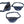 Load image into Gallery viewer, Three navy blue fanny packs with zippers on a white background

