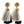 Load image into Gallery viewer, Black Grey Tassel Drop Earrings
