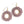 Load image into Gallery viewer, Pair of pink beaded earrings with gold loops on a white background
