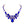 Load image into Gallery viewer, Jewelry set with blue teardrop-shaped stones and gold accents on a white background

