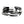 Load image into Gallery viewer, Black leather bracelet with white beads on a white background
