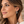 Load image into Gallery viewer, Silver Plated Black Filigree Hoop Earrings – 3/4" Vintage Style
