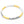 Load image into Gallery viewer, Two-tone silver and gold bracelet with black floral patterns on a white background

