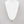 Load image into Gallery viewer, White necklace on a mannequin bust against a gray background
