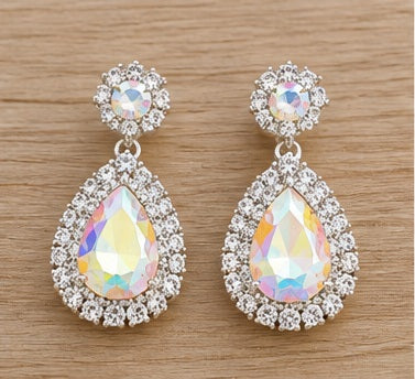 Earrings close-up