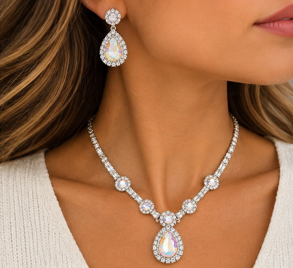 Jewelry worn by model