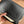Load image into Gallery viewer, Vegan Leather Mini Mat — Black &amp; Cream

