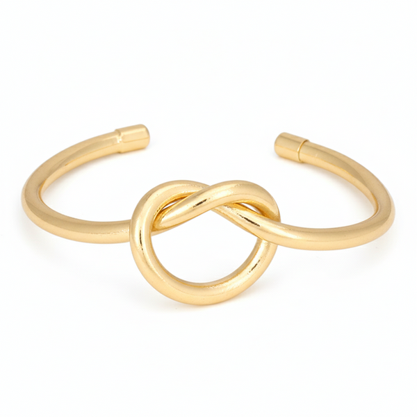 Chunky Knots Rigid Cuff — Statement jewelry