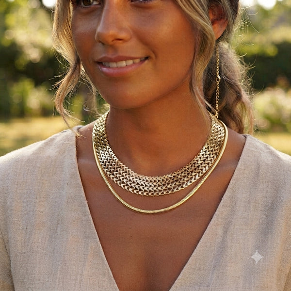 Gold Snake | Timeless Chain Snake Necklace