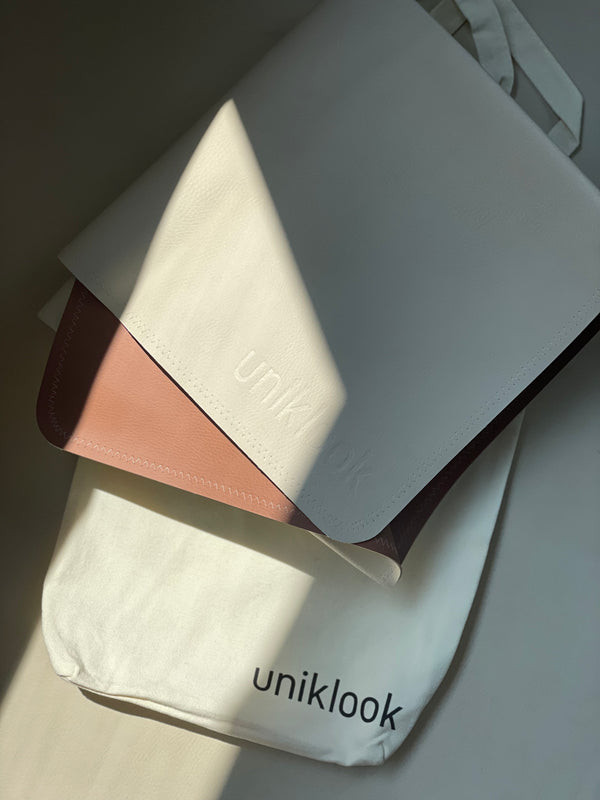 Vegan Leather Med Mat — Cream & Terra