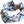 Load image into Gallery viewer, Scarf with geometric pattern on a white background
