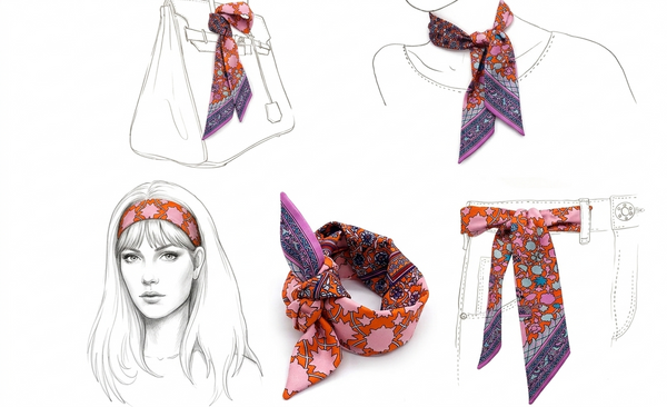 Bold Wrist statement scarf
