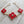 Load image into Gallery viewer, red clover crystal center gold bracelet
