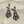 Load image into Gallery viewer, Smoke Black Chandelier Earrings

