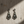 Load image into Gallery viewer, Smoke Black Chandelier Earrings
