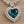 Load image into Gallery viewer, Teal crystal heart pendant close-up
