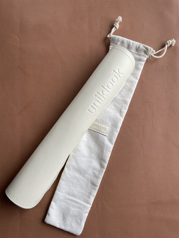 Vegan Leather Petit Mat — Cream