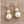 Load image into Gallery viewer, Cream pearl drop earrings close up
