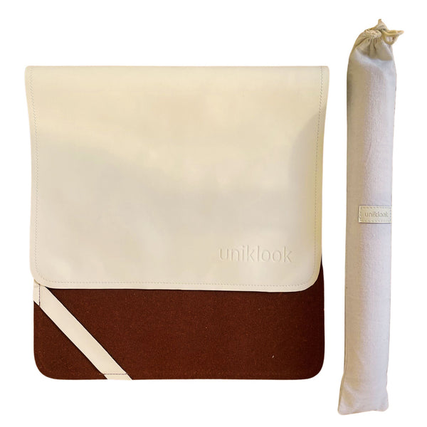 Vegan Leather Petit Mat — Cream