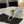 Load image into Gallery viewer, Vegan Leather Mini Mat — Black &amp; Cream
