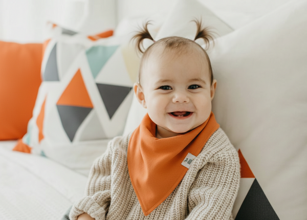 Neo Organic Cotton Bandana Bibs — Solid Colors