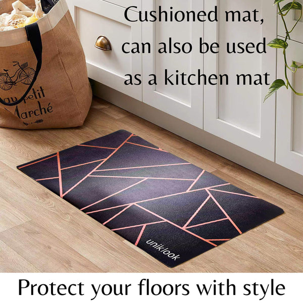 Vegan Leather Pet Food Mat — Avant-Garde Pink