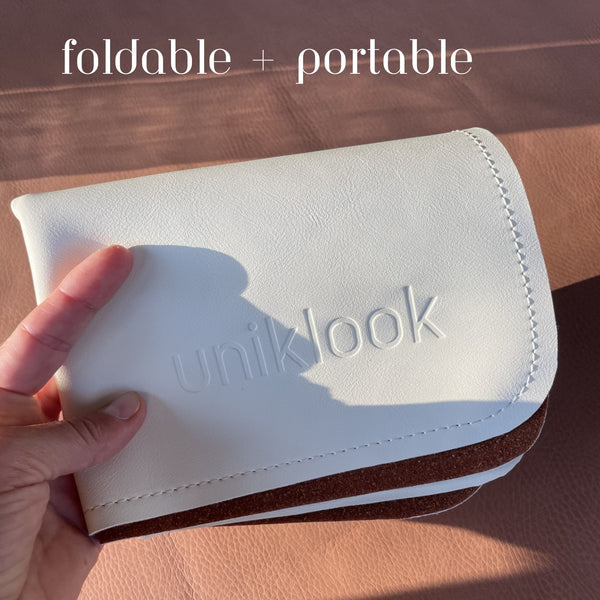 Vegan Leather Petit Mat — Cream