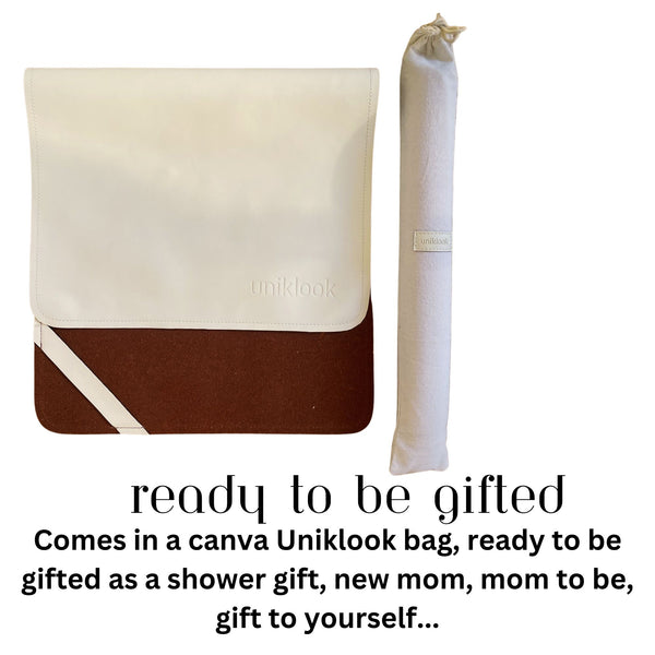 Vegan Leather Petit Mat — Cream