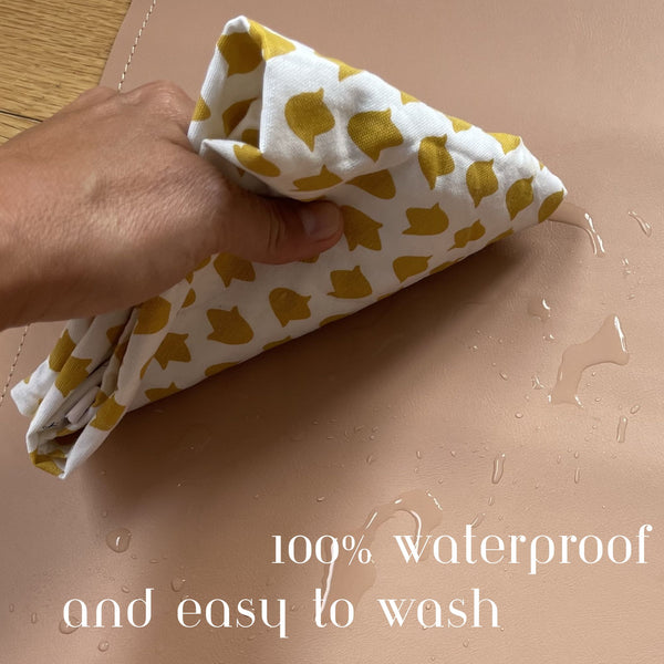 Vegan Leather Mini Mat — Pink
