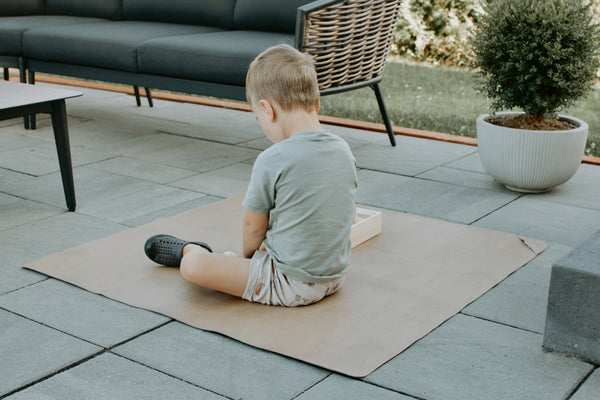 Vegan Leather Med Mat — Cream & Terra
