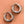 Load image into Gallery viewer, Chunky Silver hoops earrings 1"
