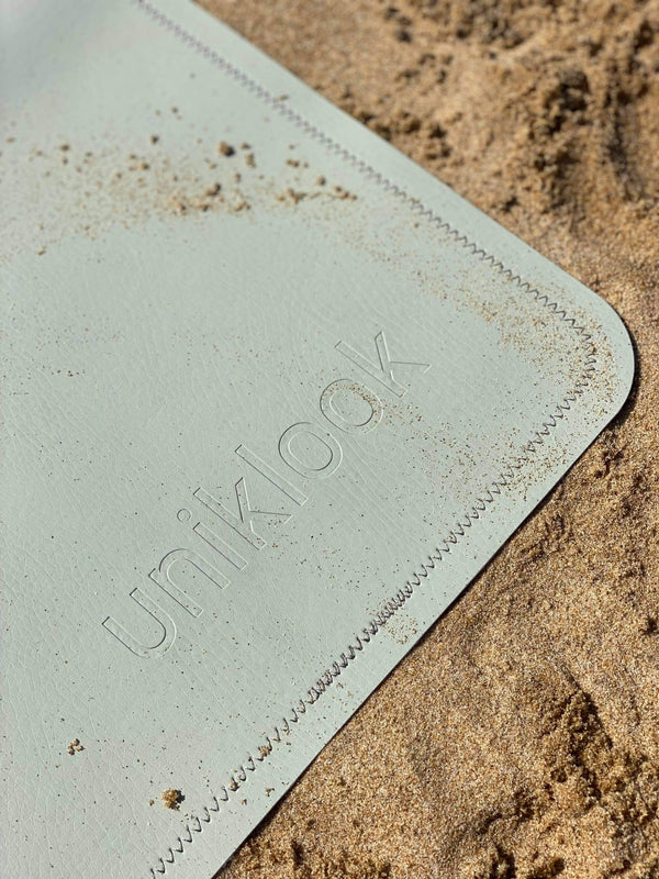Vegan Leather Maxi Mat — Sage & Dawn blue