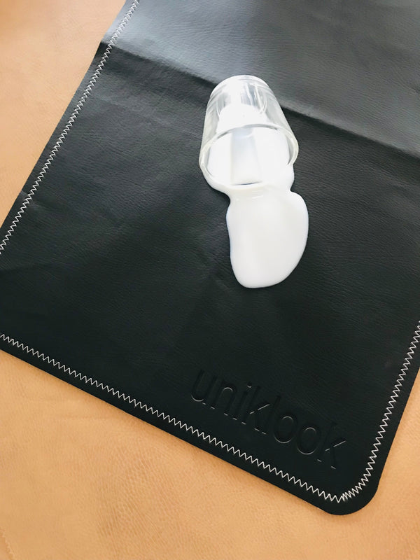 Vegan Leather Mini Mat — Cream & Terra