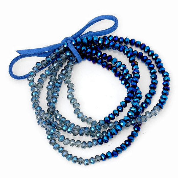 Blues | Glass beads | Bracelet