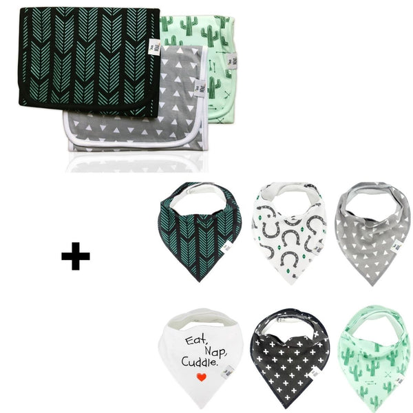 Joe Bibs + Burp cloths
