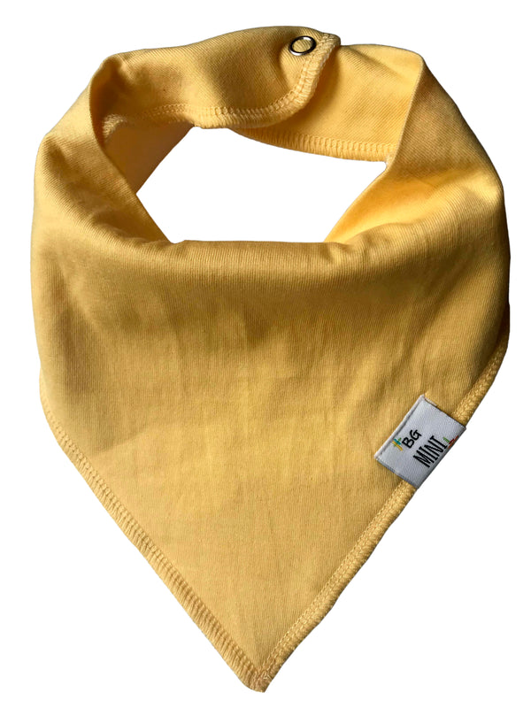 Moe Organic Cotton Bandana Bibs — Neutral Tones